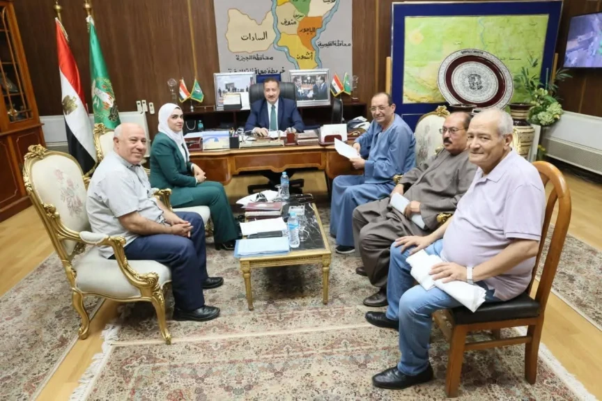 محافظ المنوفية يلتقي عدد من أعضاء مجلسي النواب والشيوخ