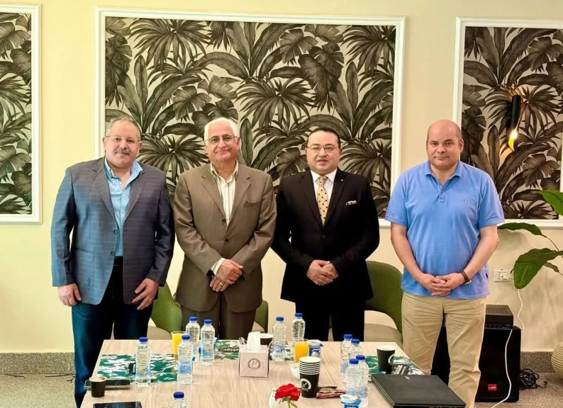 القاصد يهنئ اساتذة معهد الكبد القومي الفائزين بعضوية   الجمعية المصرية لأشعة الجهاز الهضمي