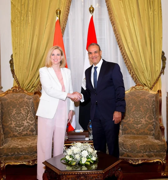 وزير الخارجية ونظيرته النمساوية