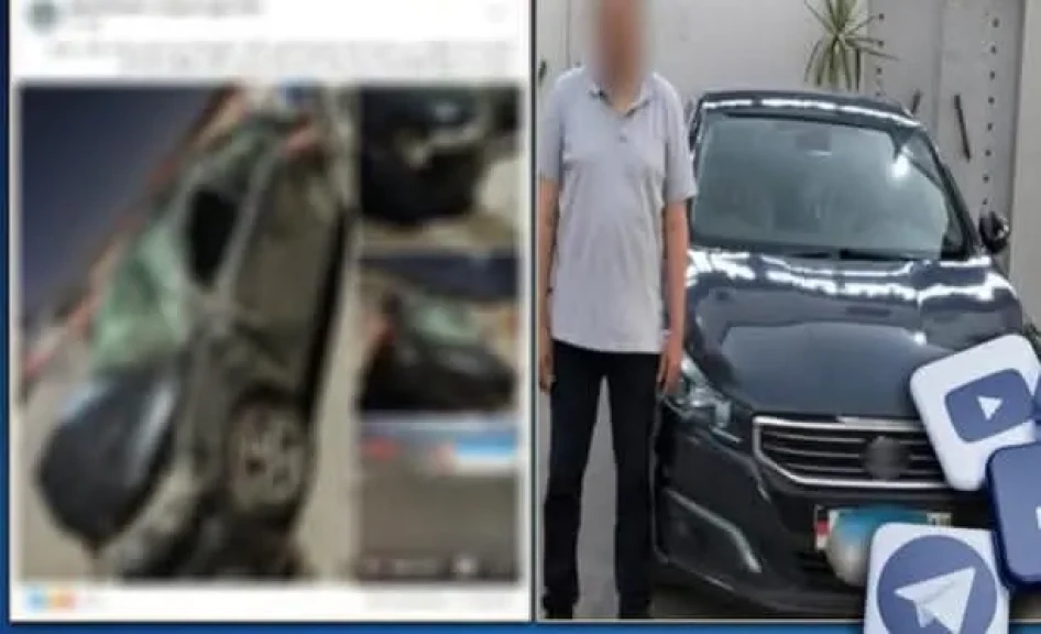 الداخلية: ضبط قائد سيارة ملاكى تسبب فى إنقلاب سيارة أعلى أحد الكبارى بالقاهرة