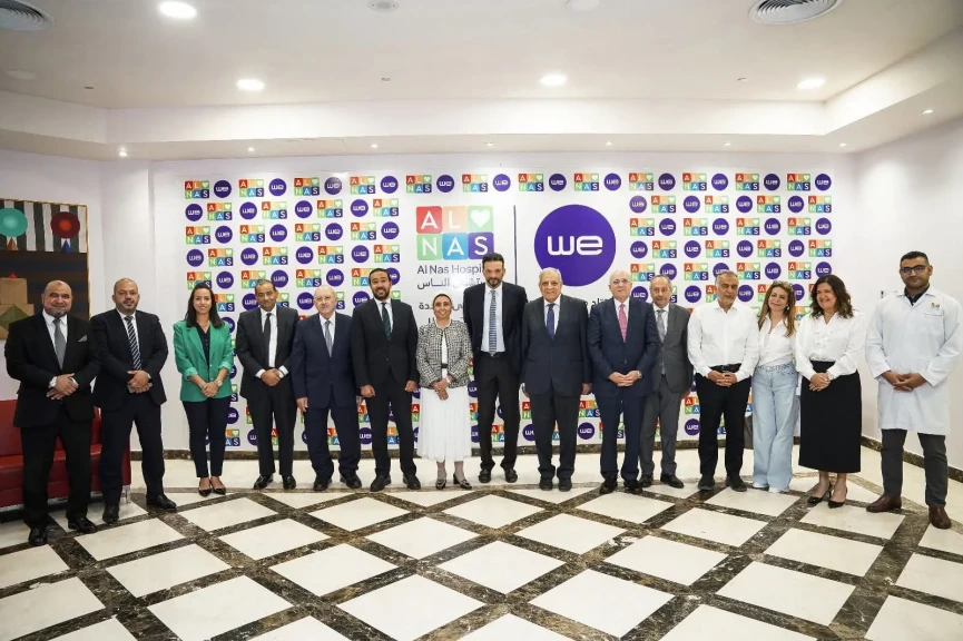 المصرية للاتصالات ”WE” تهدي مستشفى الناس أول وحدة من نوعها في مصر لجراحات القلب للأطفال حديثي الولادة