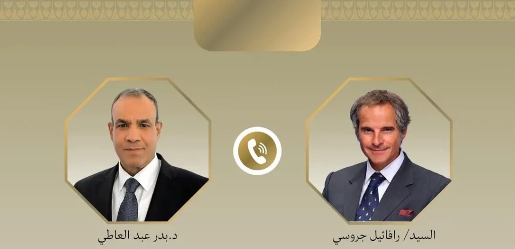 اتصال هاتفي بين وزير الخارجية والهجرة ومدير عام الوكالة الدولية للطاقة الذرية