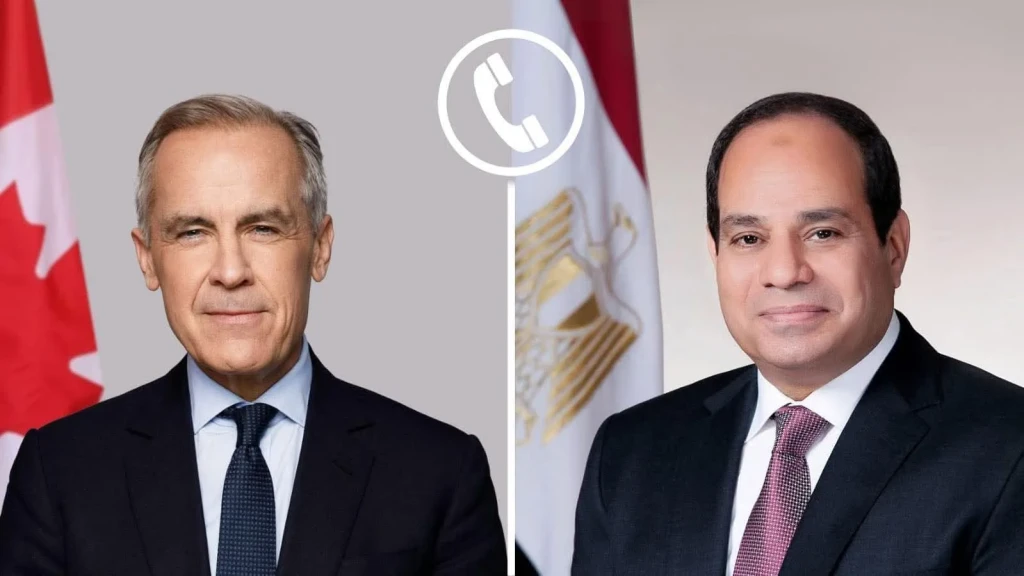 الرئيس السيسي يجري اتصالا هاتفيا اليوم  برئيس الوزراء الكندي