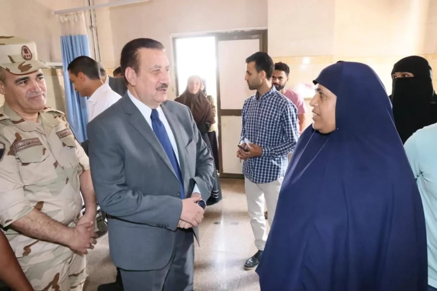 محافظ المنوفية يزور مصابي حادث الإقليمي بمستشفى الجراحات المتخصصة