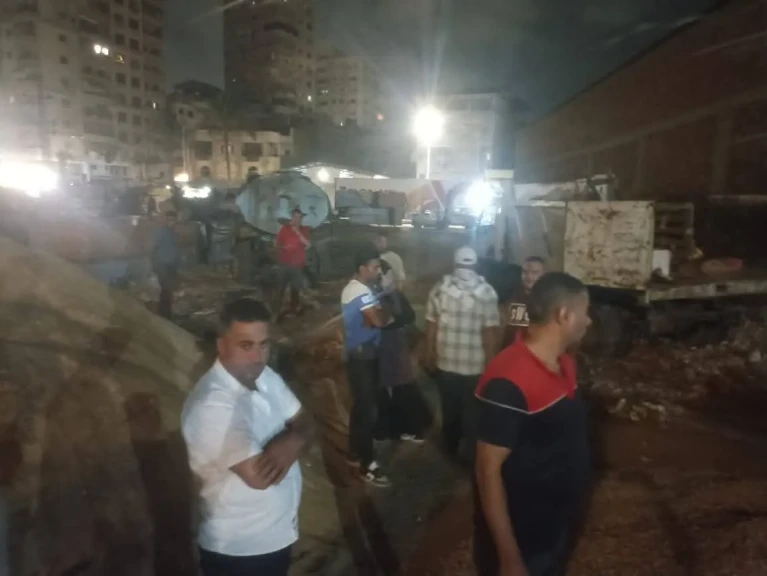 التصدى لحالتى بناء مخالف بالسيالة والسنانية