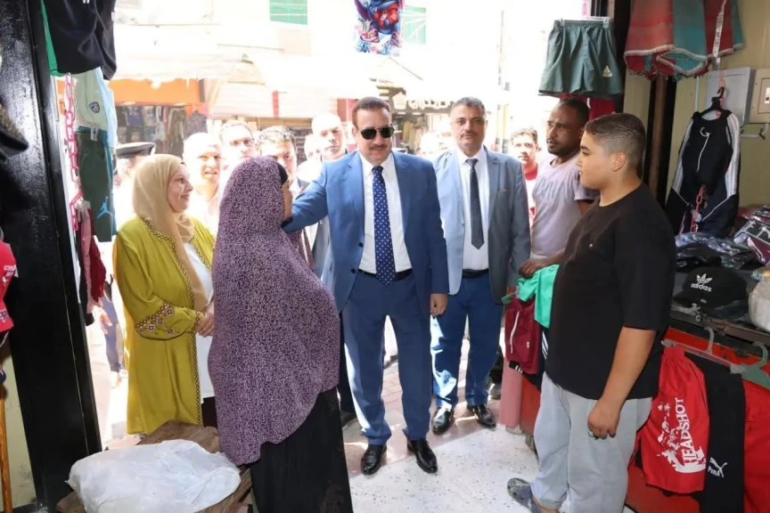 محافظ المنوفية يفتتح السوق الحضاري الجديد بمنطقة سيدي خميس