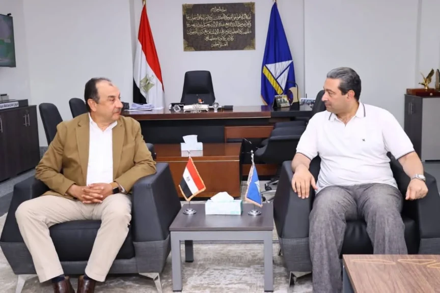 محافظ دمياط يستقبل وزير قطاع الأعمال في مستهل زيارته للمحافظة