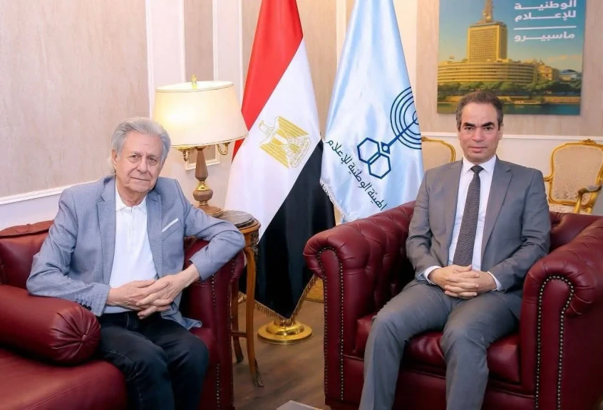 رئيس الهيئة الوطنية للاعلام يلتقي المايسترو سليم سحاب