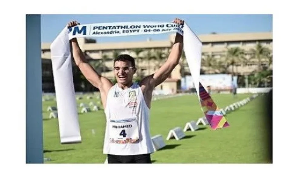 معتز وائل يتوج بذهبية نهائي كأس العالم للخماسي الحديث