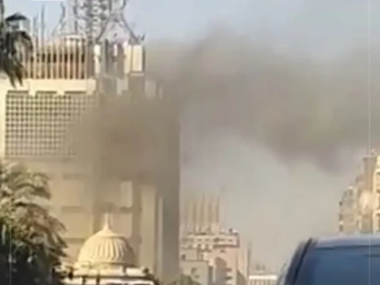 عاجل .. إندلاع حريق داخل سنترال رمسيس والحماية المدنية تحاول السيطرة على النيران