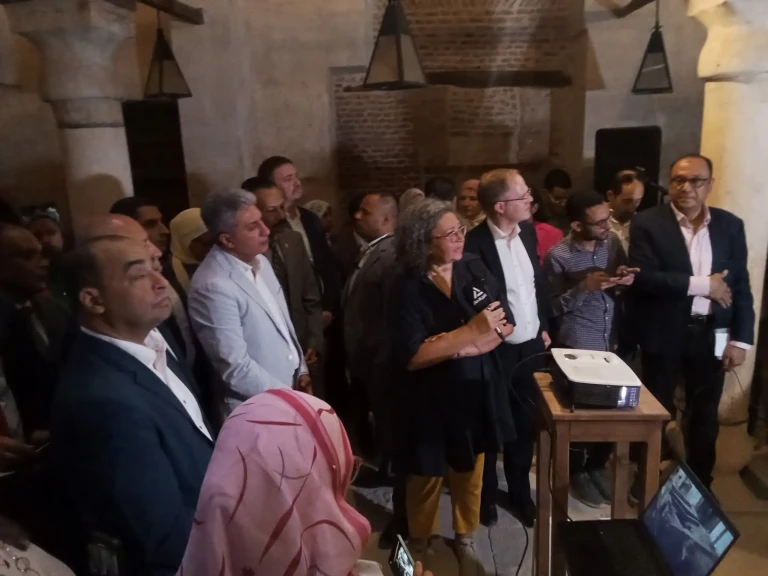 وزير السياحة والآثار يفتتح قبة سيدي يحيى الشبيهي بعد أعمال ترميمها في قرافة الامام الشافعي