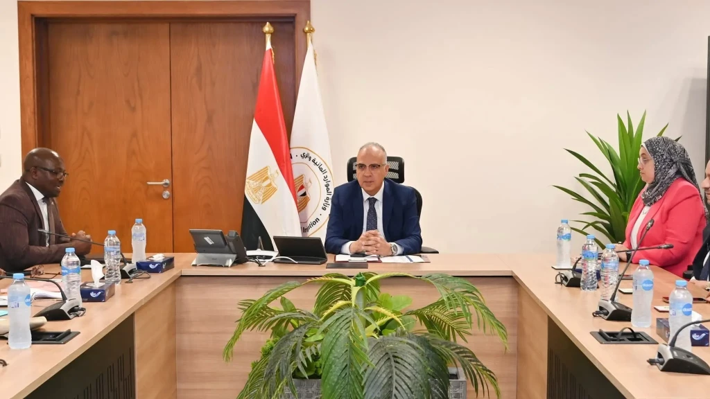 وزير الري يلتقى وفد لجنة الزراعة والبيئة بالبرلمان الناميبى