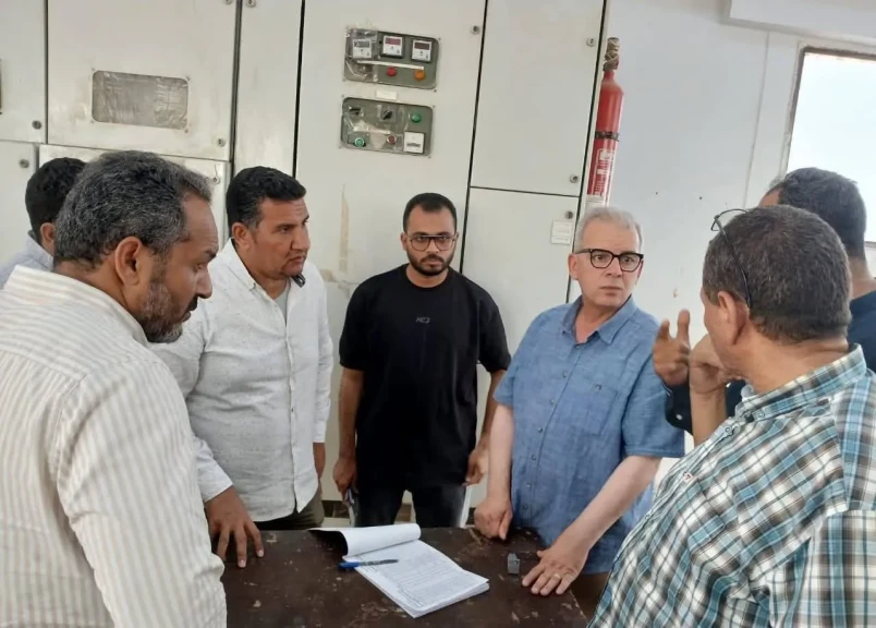مسئولو الإسكان يتفقدون محطات معالجة الصرف الصحي والطرق بمدينة بني سويف الجديدة