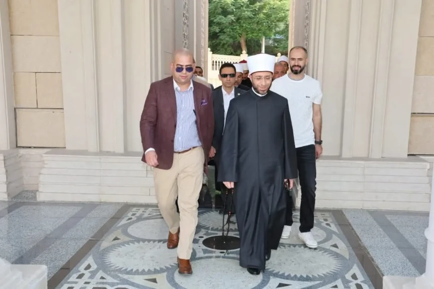 وزير الأوقاف يتفقد مسجد العلي العظيم بالقاهرة