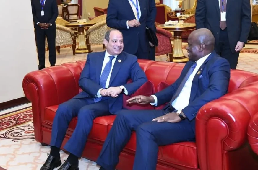 الرئيس السيسي يلتقي نظيريه الموريتاني والجابوني ورئيس المجلس الرئاسي الليبي ورئيس النيجر الأسبق
