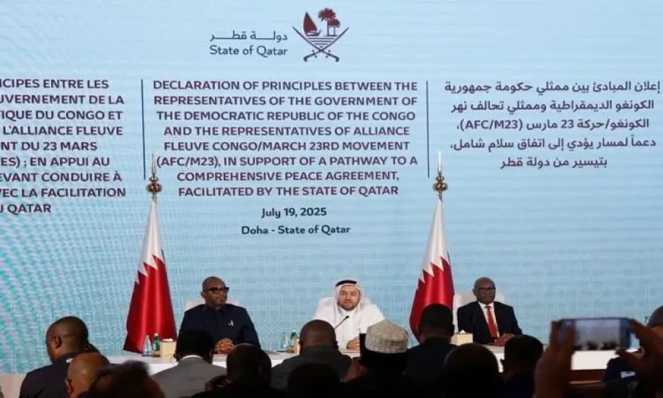 الكونغو ومتمردو ”23 مارس” يوقعون إعلان مبادئ لإنهاء القتال في شرق البلاد