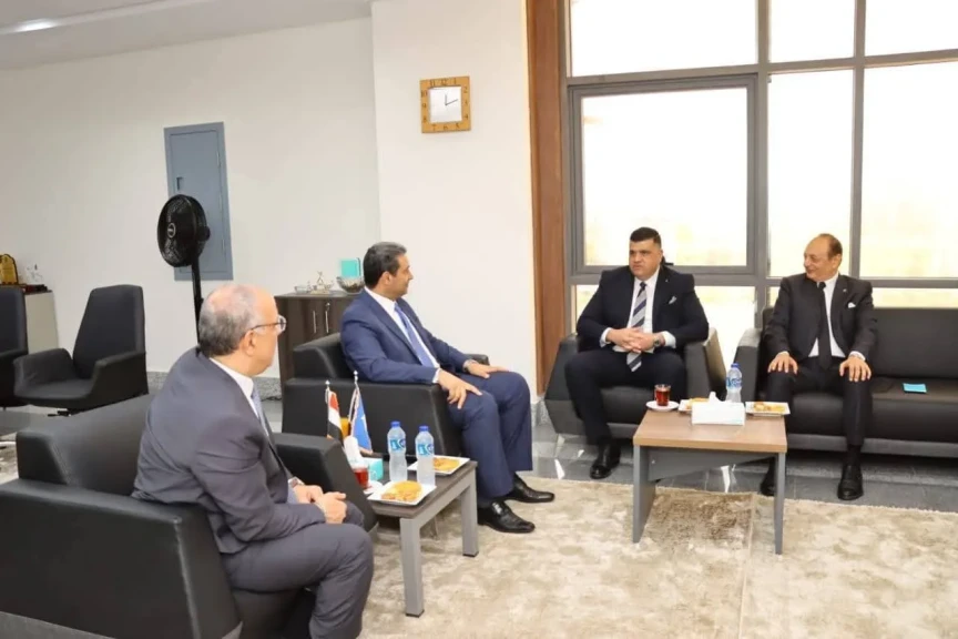 محافظ دمياط يستقبل رئيس قطاع المناطق الحرة لمناقشة عدد من ملفات العمل المشترك