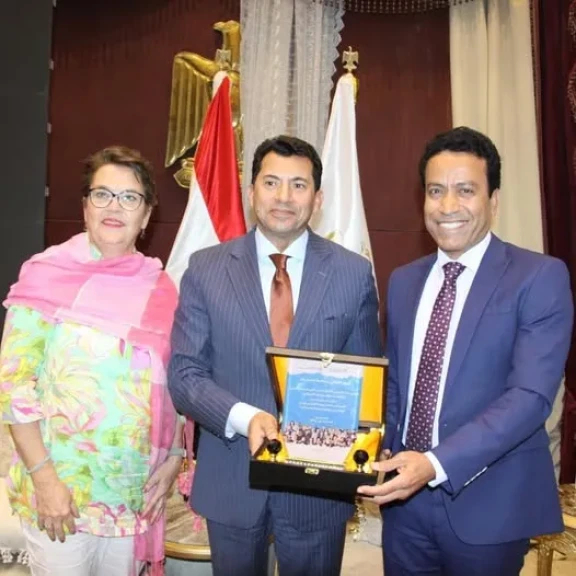 سامح حسين : فخور بتكريمي من الأمم المتحدة ووزارة الشباب والرياضة
