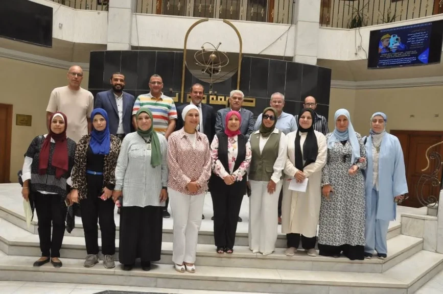 ورشة تدريبية لفريق تقييم جائزة جامعة حلوان للتميز الداخلي لعام 2025