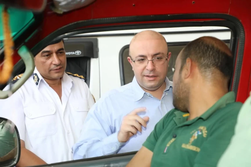 محافظ بني سويف يتفقد  انتظام  الخدمة بموقف ناصر والواسطى