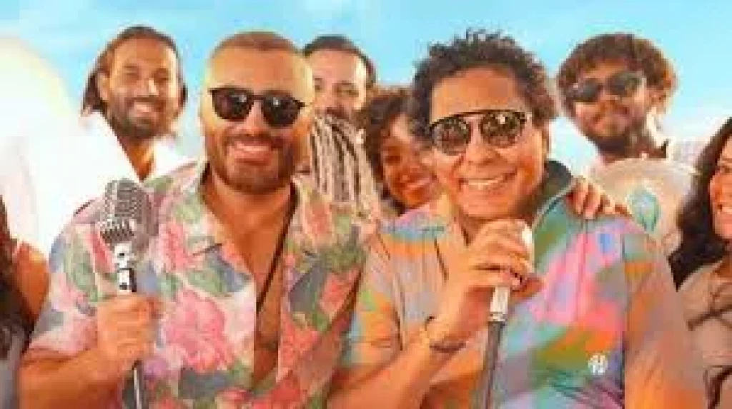 دويتو ”الذوق العالي” لـ محمد منير وتامر حسني يتخطى 10 ملايين مشاهدة
