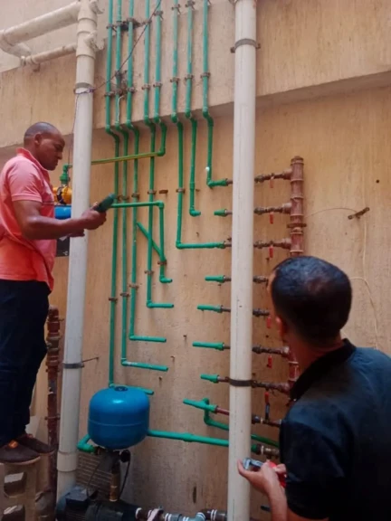 رئيس جهاز تنمية النوبارية الجديدة يشن حملات لفصل وصلات المياه الخلسة