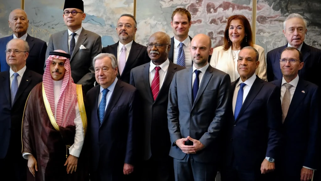 وزير الخارجية يشارك في المؤتمر الدولي رفيع المستوى للتسوية السلمية لقضية فلسطين وتنفيذ حل الدولتين