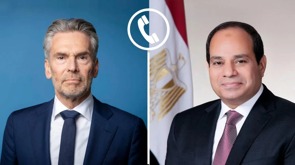 الرئيس السيسي يتلقى اتصالا هاتفيا من رئيس وزراء مملكة هولندا