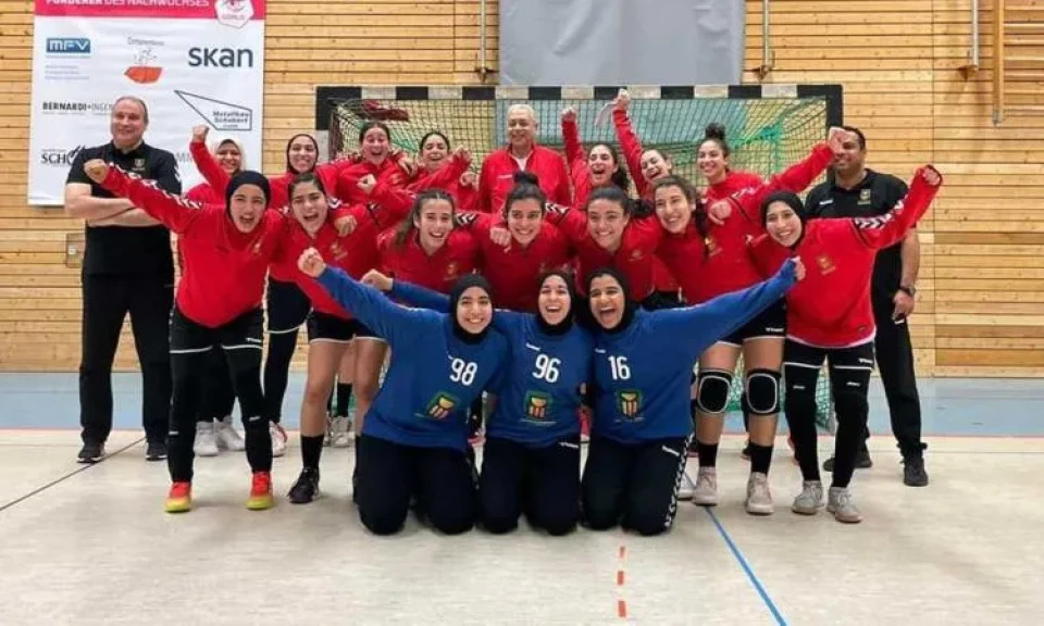 منتخب شابات مصر لكرة اليد بالمجموعة الأولي ببطولة أفريقيا بالجزائر