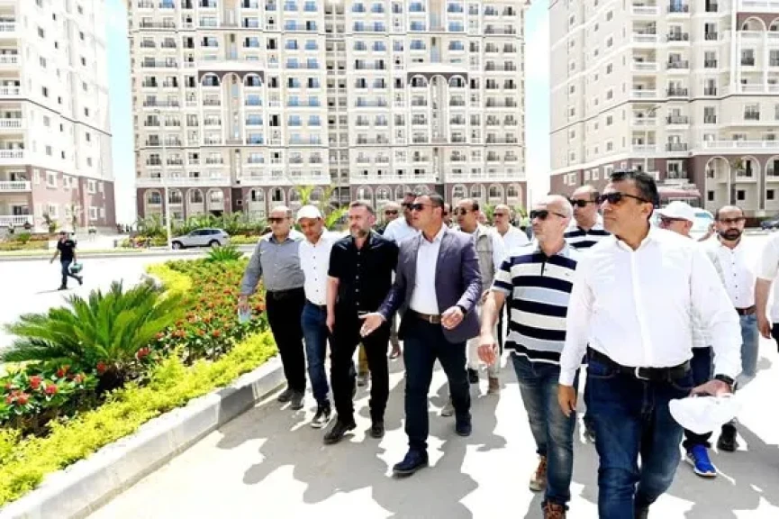 وزير الإسكان يتفقد مشروع التجمع العمراني ”صوارى” بمنطقة غرب كارفور بالإسكندرية