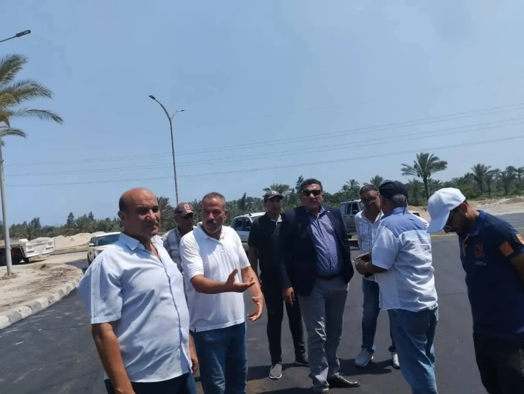 رئيس جهاز مدينة دمياط الجديدة يتفقد الأحياء السكنية والطرق بالمدينة