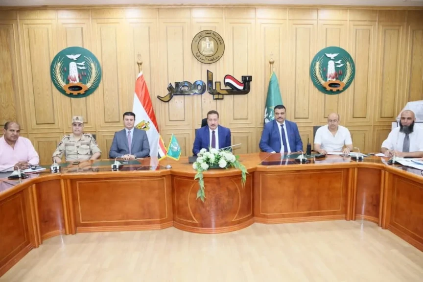 محافظ المنوفية يلتقي عدد من المستثمرين لمناقشة واستعراض أهم الفرص الاستثمارية