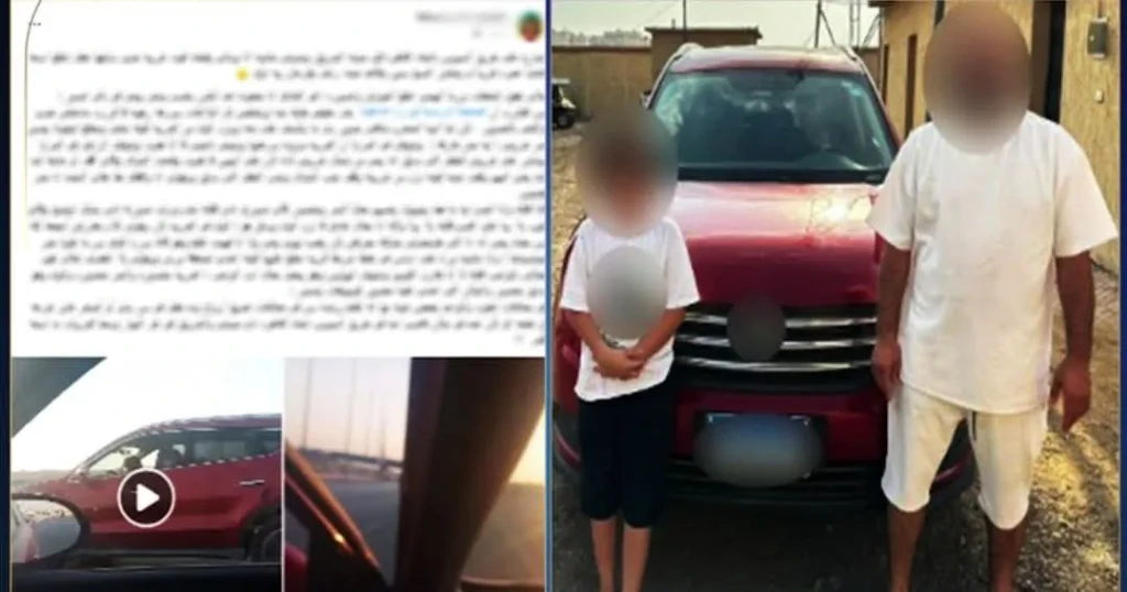 كشف ملابسات قيادة طفل لسيارة ملاكي وتعريض حياة المواطنين للخطر