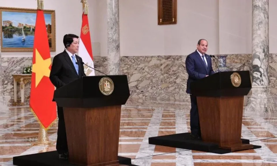الرئيس السيسي ونظيره الفيتنامي يشهدان توقيع مذكرتي تفاهم بمجال التنمية