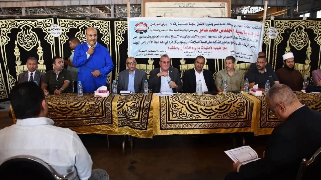 الأوقاف والنقل تنظمان ندوة توعوية بورش أبو زعبل حول السلامة المهنية