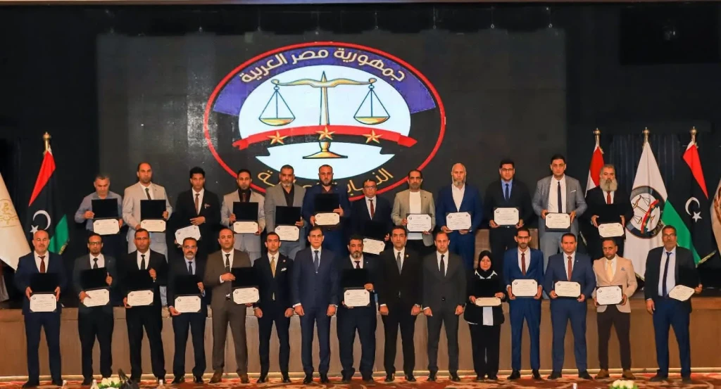 النيابة تُنظِّم ورشة تدريبية متخصصة بعنوان: “البروتوكول والمراسم القضائية” لأعضاء النيابة  بدولة ليبيا