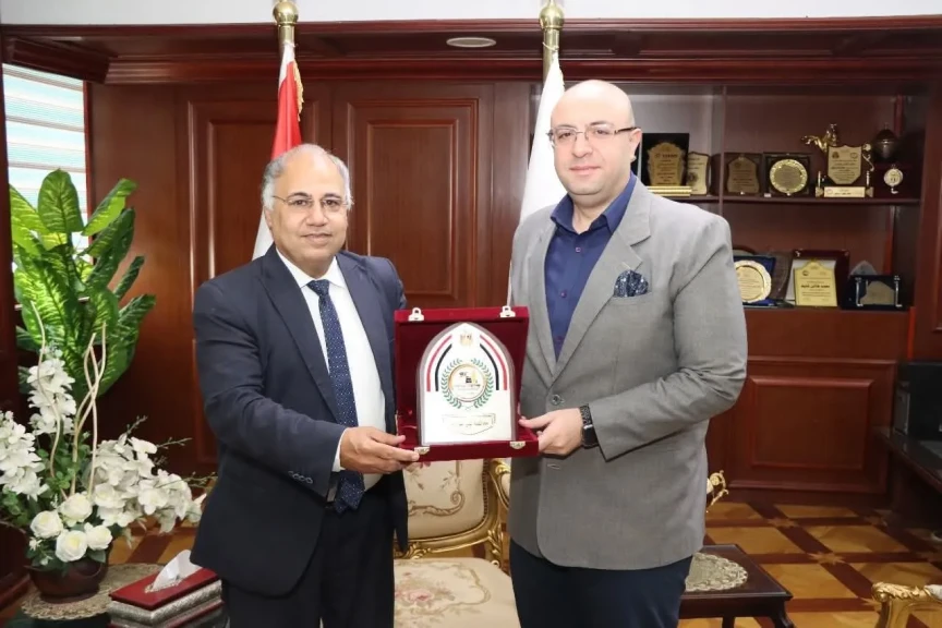 محافظ بنى سويف ووكيل وزارة التضامن الاجتماعى