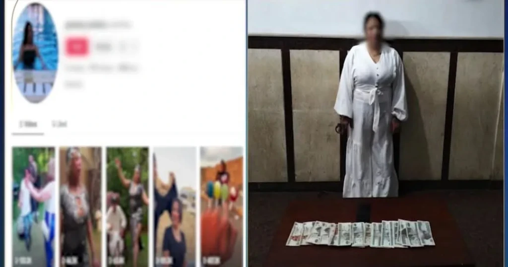 ضبط صانعة محتوى شهيرة لقيامها ببث مقاطع فيديو بها الفاظ خارجة