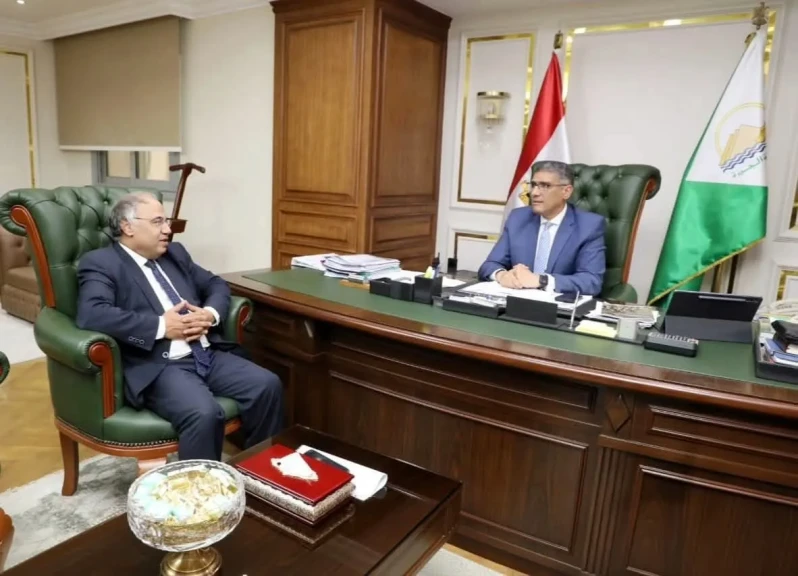 محافظ الجيزة يستقبل مدير مديرية التضامن الاجتماعي الجديد