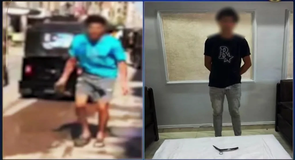 الداخلية:كشف ملابسات مقطع فيديو قيام أحد الأشخاص بممارسة أعمال البلطجة