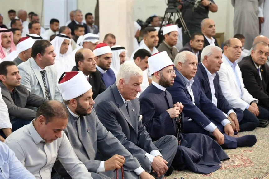 وزير الأوقاف يؤدي صلاة الجمعة بمسجد التعمير بـ  شمال سيناء