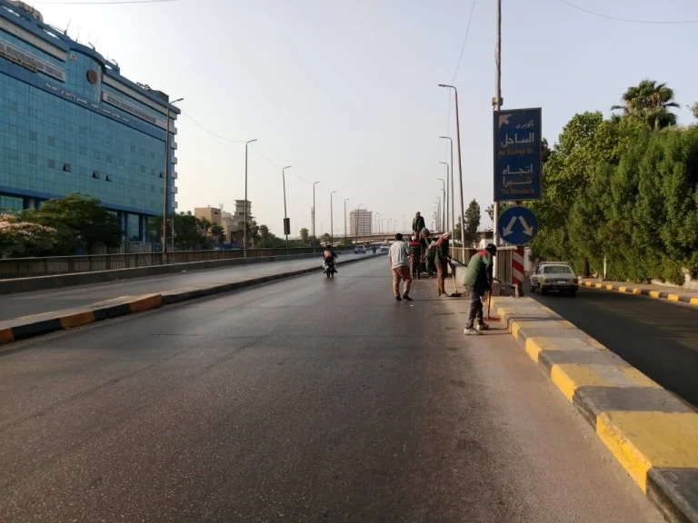 محافظ الجيزة يكلف بمضاعفة جهود النظافة عقب انكسار الموجة الحارة