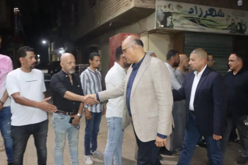 محافظ القليوبية يقدم واجب العزاء لأسر ضحايا حريق القناطر الخيرية
