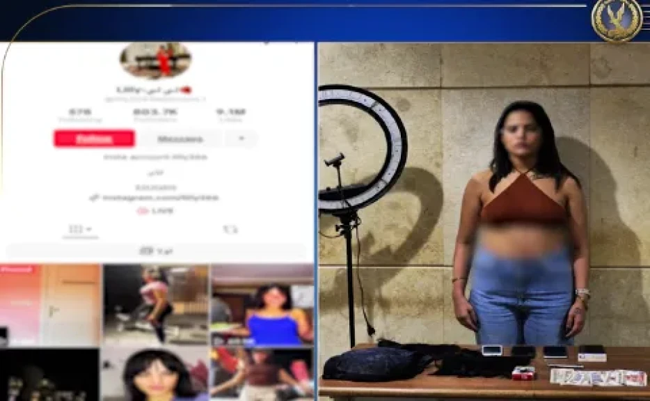 القبض على إحدى السيدات لنشرها مقاطع فيديو تقوم خلالها بالرقص بملابس خادشة للحياء