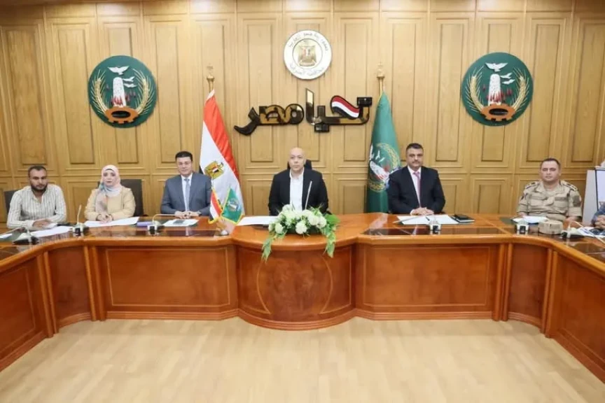 نائب محافظ المنوفية يناقش مستجدات الموقف الحالي لمشروعات حياة كريمة