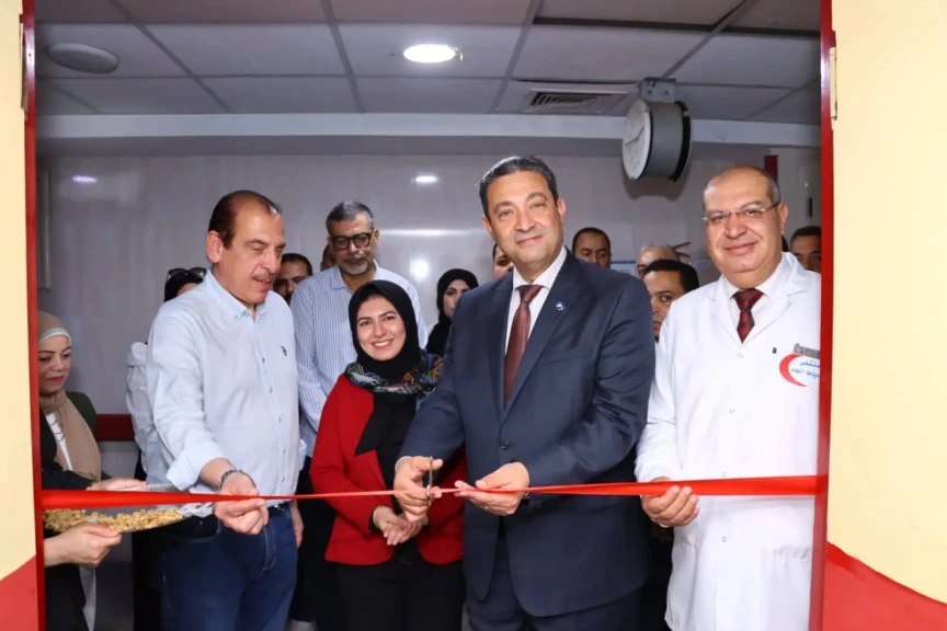 محافظ دمياط ونائب وزير الصحة يفتتحان جهاز تفتيت حصوات الكلى بمستشفى دمياط العام