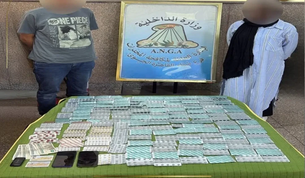 الداخلية:ضبط 3000 قرص مخدر مخبأه بمخزن سرى داخل سماعة كبيرة
