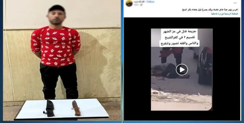 الداخلية: ضبط المتهم في واقعة مقتل شاب من ذوي الهمم بكفر الشيخ