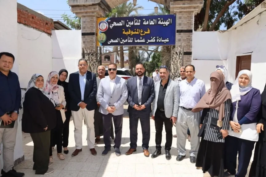 محافظ المنوفية يتابع منظومة العمل  بمستشفى الشهداء العام