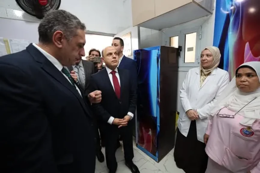 محافظ كفرالشيخ يفتتح عيادة جراحة الفم والوجه والفكين بالمستشفى العام